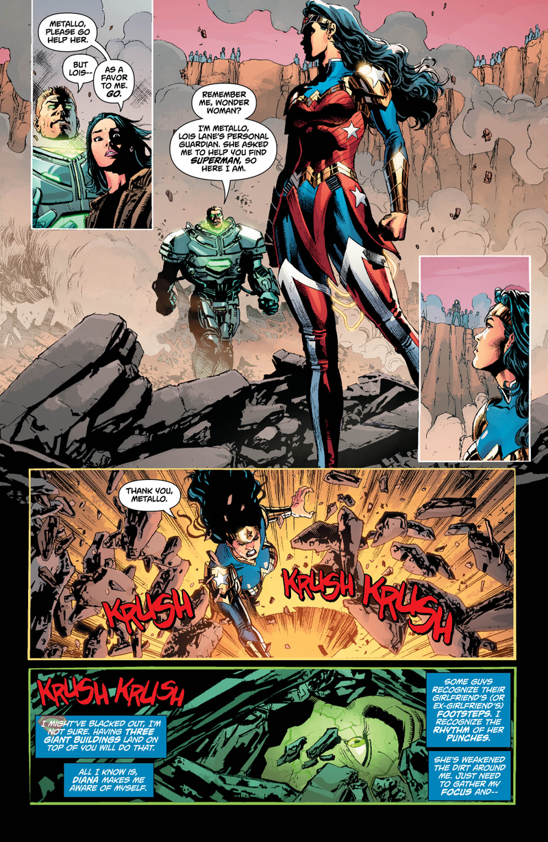 Illustration for article titled Exclusive DC preview: The fight against Vandal Savage continues in Superman #49